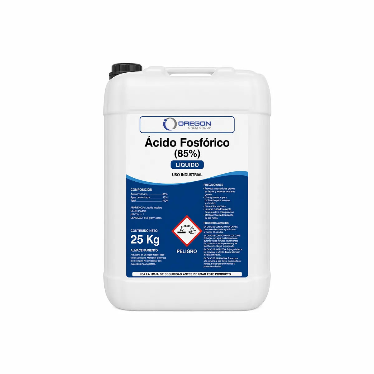 Ácido Fosfórico (85%) 2 Acido Fosforico 85 25 Kg