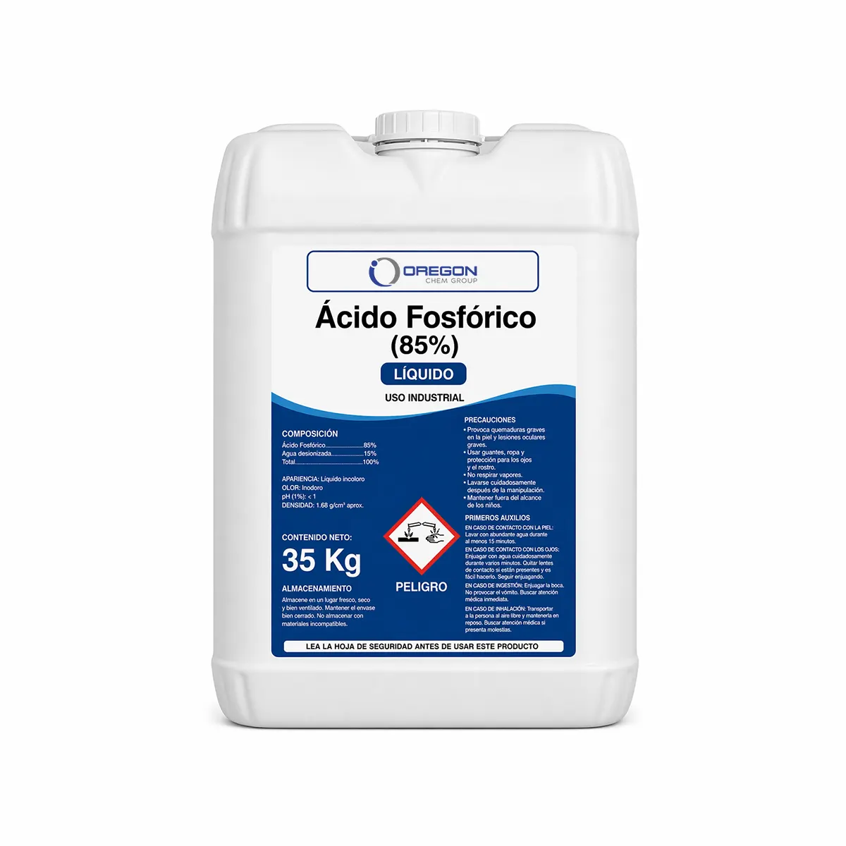 Ácido Fosfórico (85%) 4 Acido Fosforico 85 35 Kg