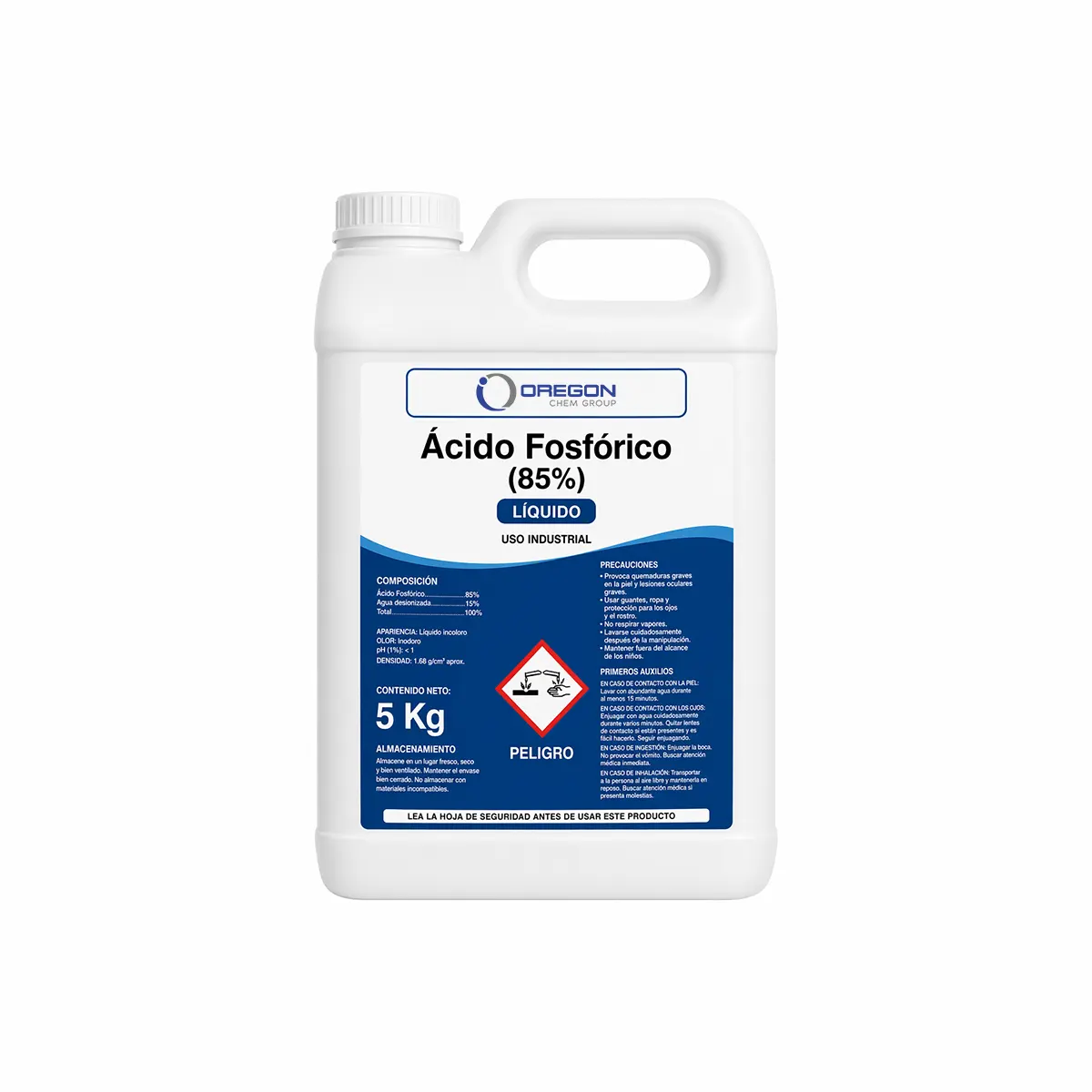Ácido Fosfórico (85%) 3 Acido Fosforico 85 5 Kg