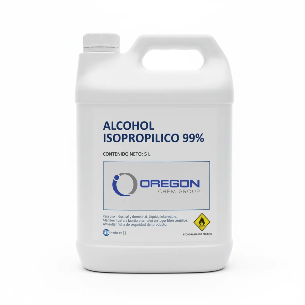 Alcohol isopropílico - Isopropanol, Ipa 2 Alcohol Isopropilico 5L