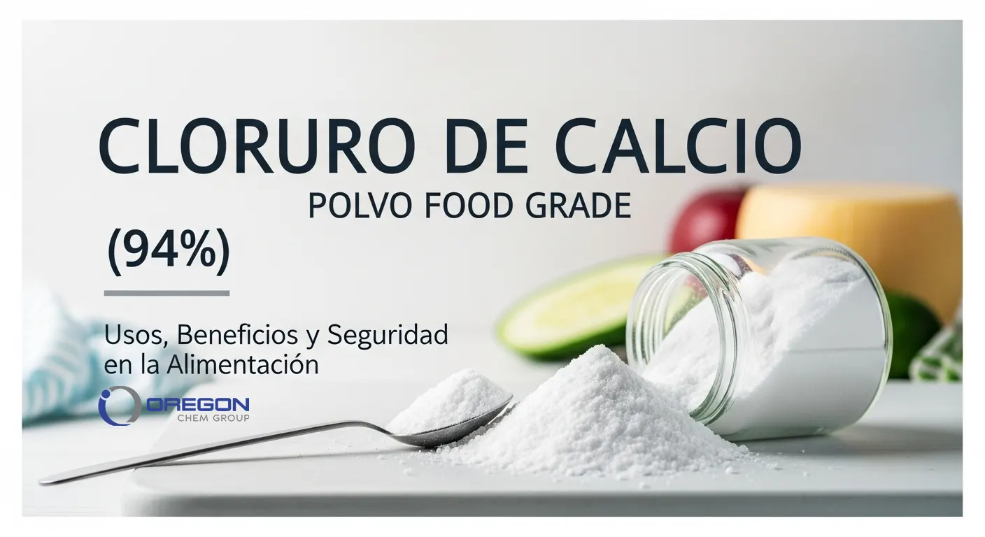 Cloruro de Calcio (94%) en Polvo Food Grade: pureza, estabilidad y control en la industria alimentaria 9 Cloruro De Calcio Food Grade