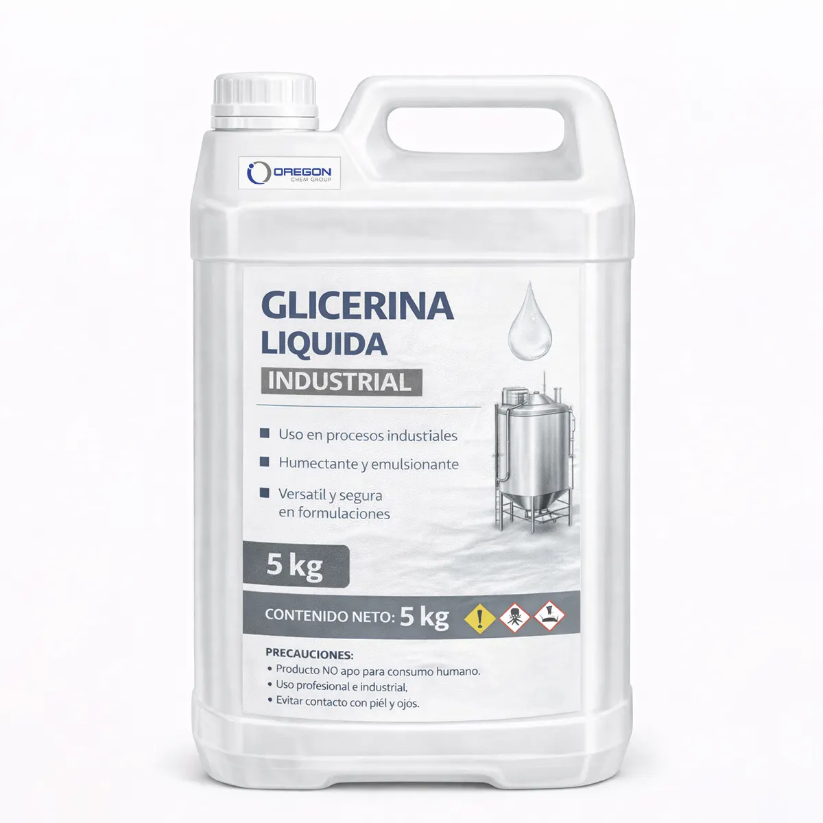 Glicerina 9 Glicerina Liquida Industrial 5 Kg