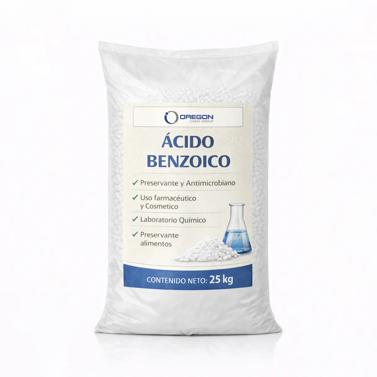 Ácido Benzoico 2 Acido Benzoico 25 Kg