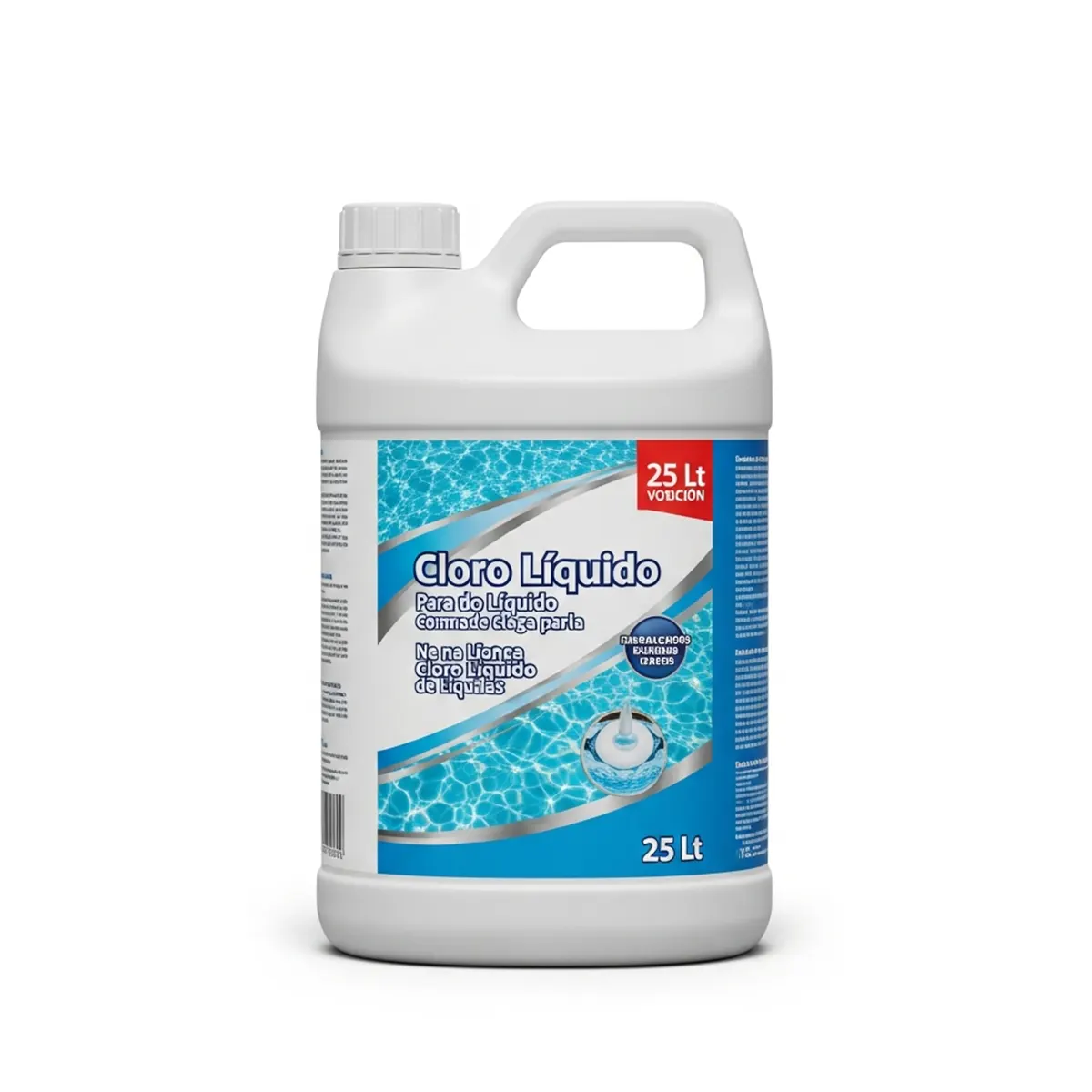 Cloro Liquido para Piscina 1 Cloro Liquido Para Piscinas 25 Lt